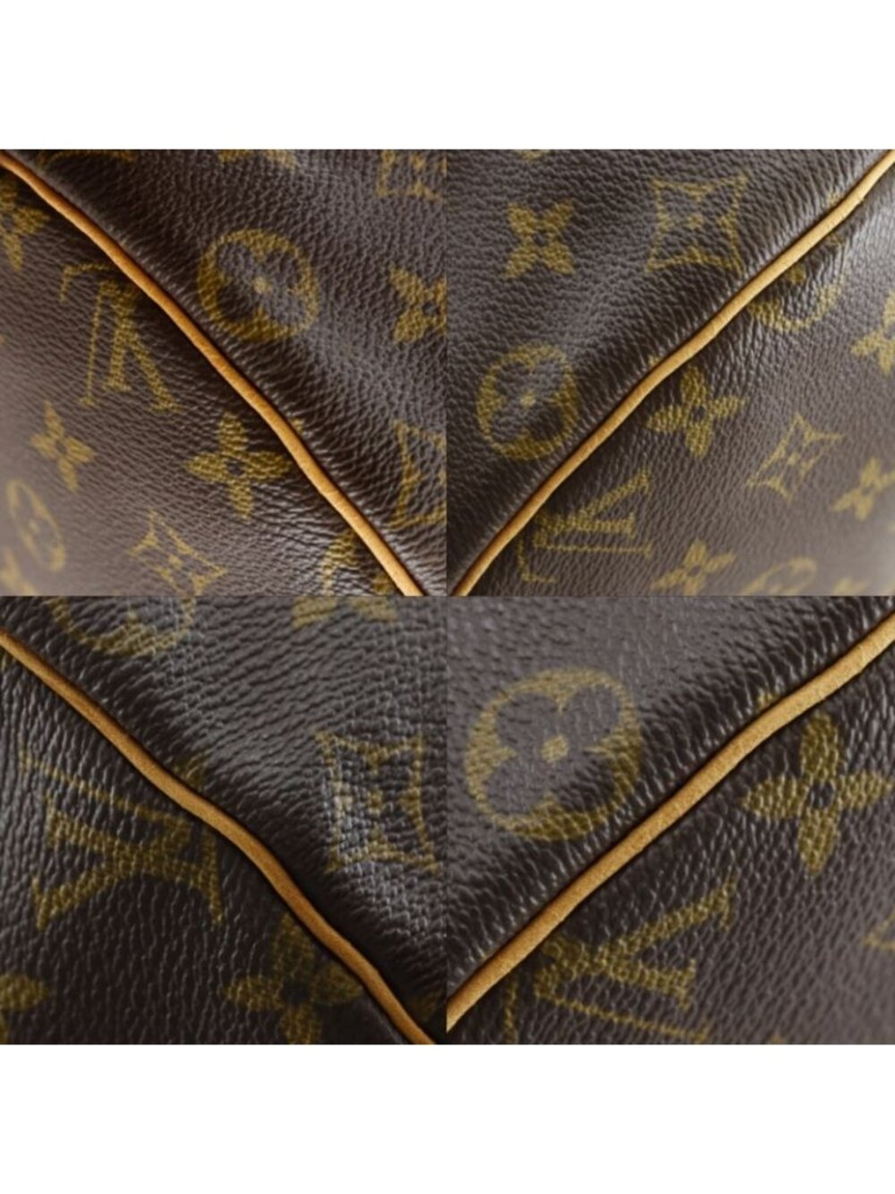 Louis Vuitton Sac Polochon Monogram Canvas Brown Boston Bag - Picture 4 of 10